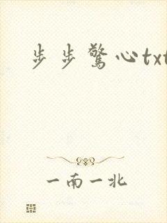 步步惊心txt