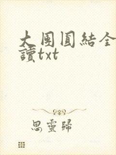 大团圆结全文阅读txt