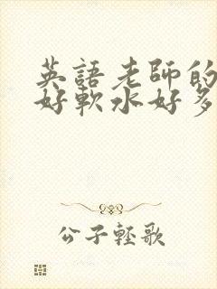 英语老师的兔子好软水好多