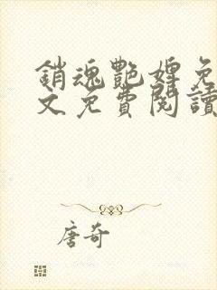 销魂艳婢免费全文免费阅读