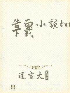 告白小说txt下载