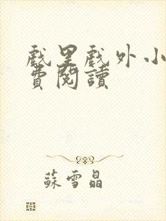 戏里戏外小说免费阅读