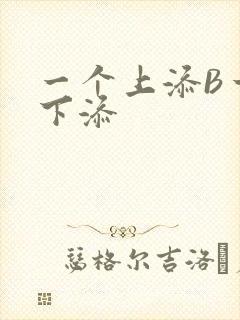 一个上添B一个下添