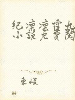 纪凛凛霍九霖的小说免费阅读在线