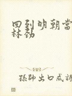 回到明朝当王爷林劲