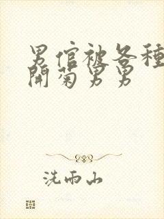 男倌被各种玉势开菊男男