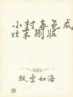 小村春色成刚txt末删版