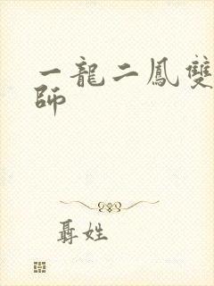 一龙二凤双飞老师