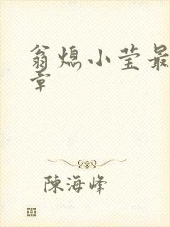 翁熄小莹最新节章