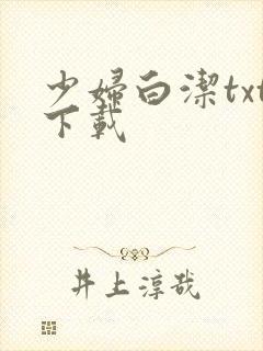 少妇白洁txt下载
