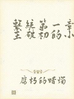 系统第一章给宿主破初的小说