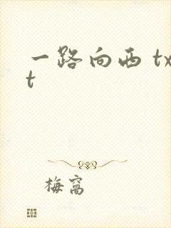 一路向西 txt