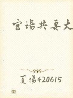 官场共妻大交换