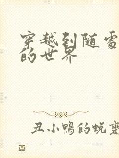 穿越到随处做X的世界