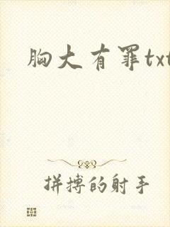 胸大有罪txt