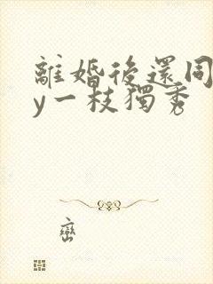 离婚后还同居by一枝独秀