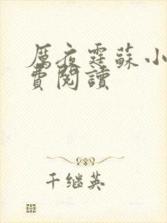 厉夜霆苏小汐免费阅读