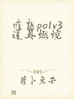 催熟po1v3道具燃烧