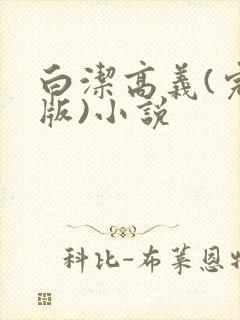 白洁高义(完整版)小说