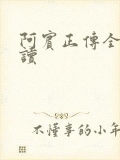 阿宾正传全文阅读