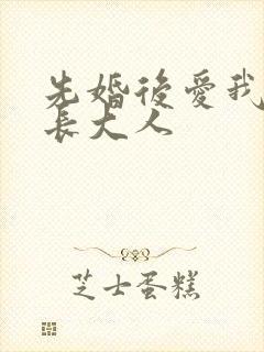 先婚后爱我的市长大人