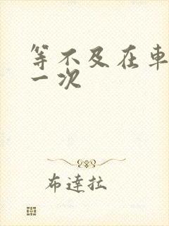 等不及在车里做一次