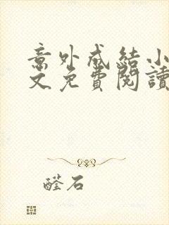 意外成结小说全文免费阅读笔趣阁下载无弹窗