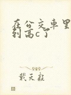 在公交车里c弄到高c了