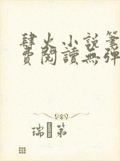 肆火小说笔趣免费阅读无弹窗