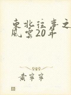 东北往事之黑道风云20年