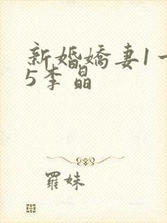 新婚娇妻1一25李晶
