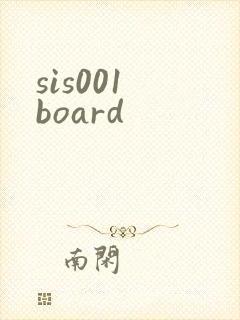 sis001 board