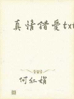 真情错爱txt