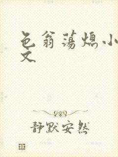 色翁荡熄小说全文