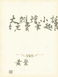 大杂烩小说txt免费笔趣阁