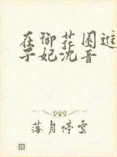 在御花园进入太子妃沈音