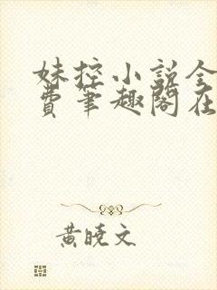 妹控小说全文免费笔趣阁在线阅读