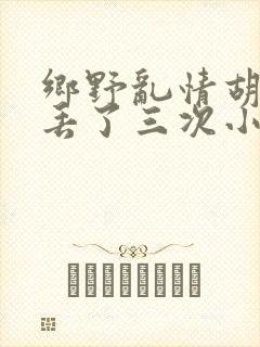 乡野乱情胡秀英丢了三次小说