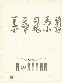 夏天司马兰九皇子穿越小说笔趣阁