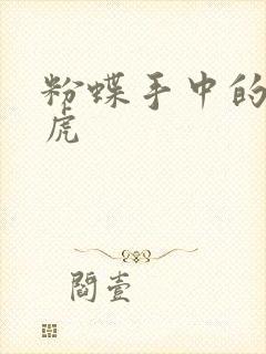 粉蝶手中的纸老虎