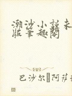 潮沙小说未删减版笔趣阁