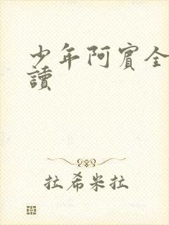 少年阿宾全集阅读