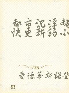 都市沉浮超前超快更新的小说