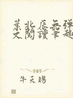 叶北辰无弹窗全文阅读笔趣阁