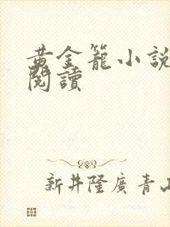 黄金笼小说免费阅读