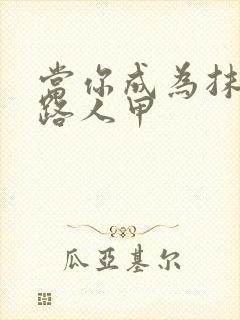 当你成为抹布文路人甲