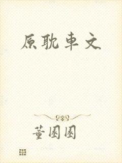 原耽车文