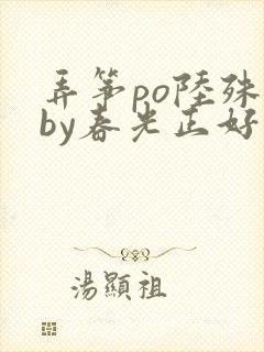 弄筝po陆殊词by春光正好