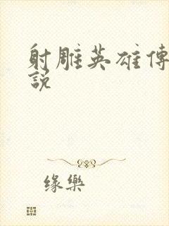 射雕英雄传 小说