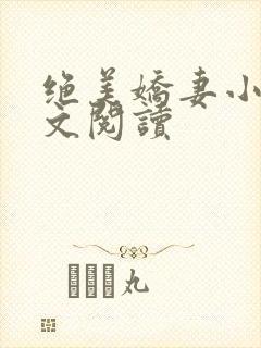 绝美娇妻小说全文阅读